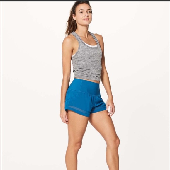 lululemon🍋Pace Perfect Shorts  3” color Whirlpool - Picture 1 of 9